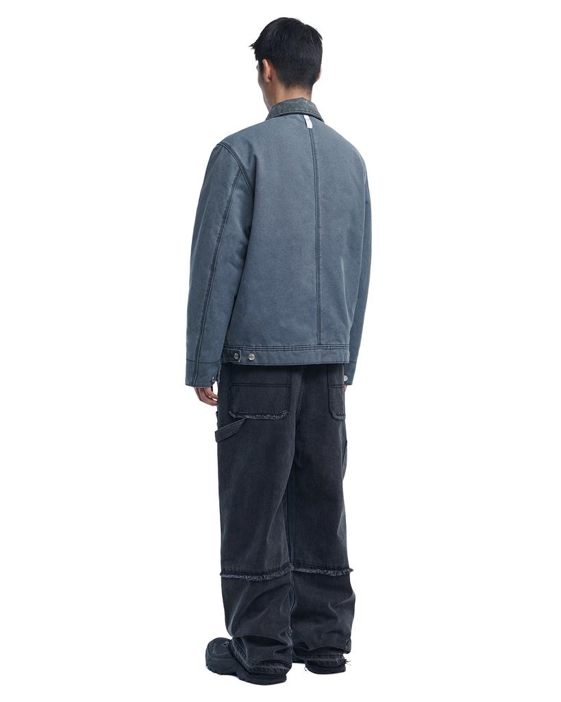 Nomanual Washed Work Jacket - Washed Navy