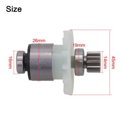 12 Zubů Sekačka Bezuhlíková Sekačka Rotor Lithiová Elektrická Křovinořez Stříbrná Povrchová Úprava Křovinořez Motor 12 Zubů Design Pro Elektrickou Sekačku