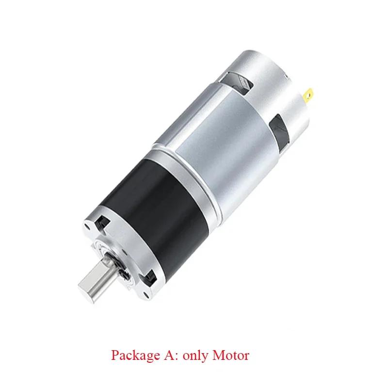 12V24V 775 DC Motor 8RPM~1600RPM 775 Planetary Geared Motor Slow Speed Adjustable High Torque 42mm Brushed Gear Motor