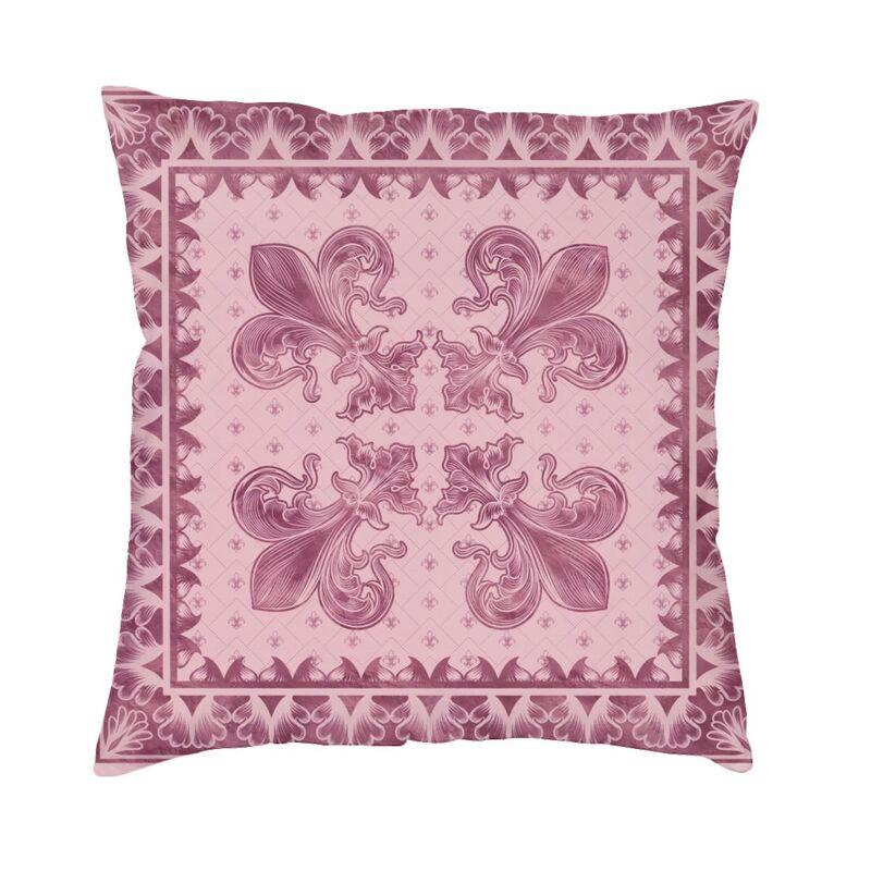 Federa per Cuscino Chic Personalizzata con Fiore di Giglio Fleur De Lis Morbida Carina Cuscino Decorativo per Soggiorno