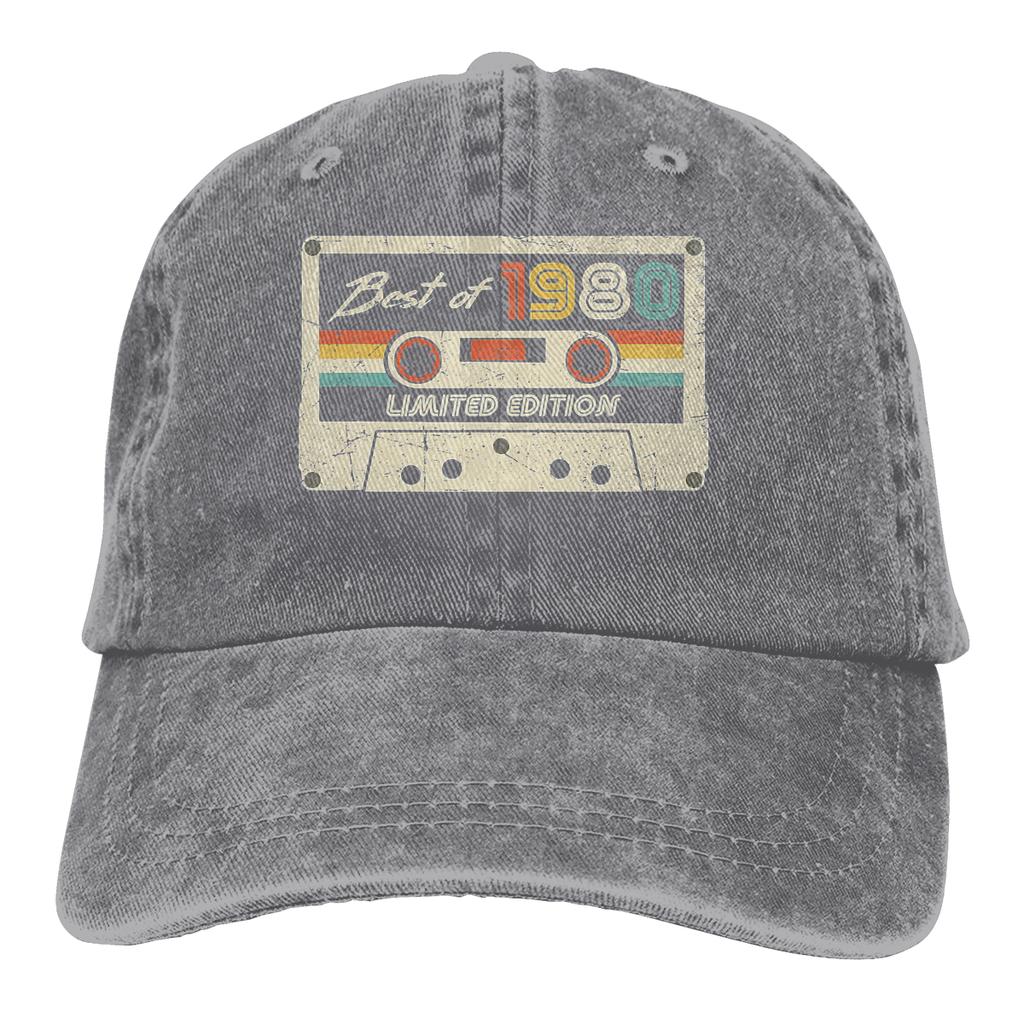 Adjustable Solid Color Baseball Cap Best Of Vintage Th Birthday Washed Cotton Years Old Born In Sports Unisex Hat