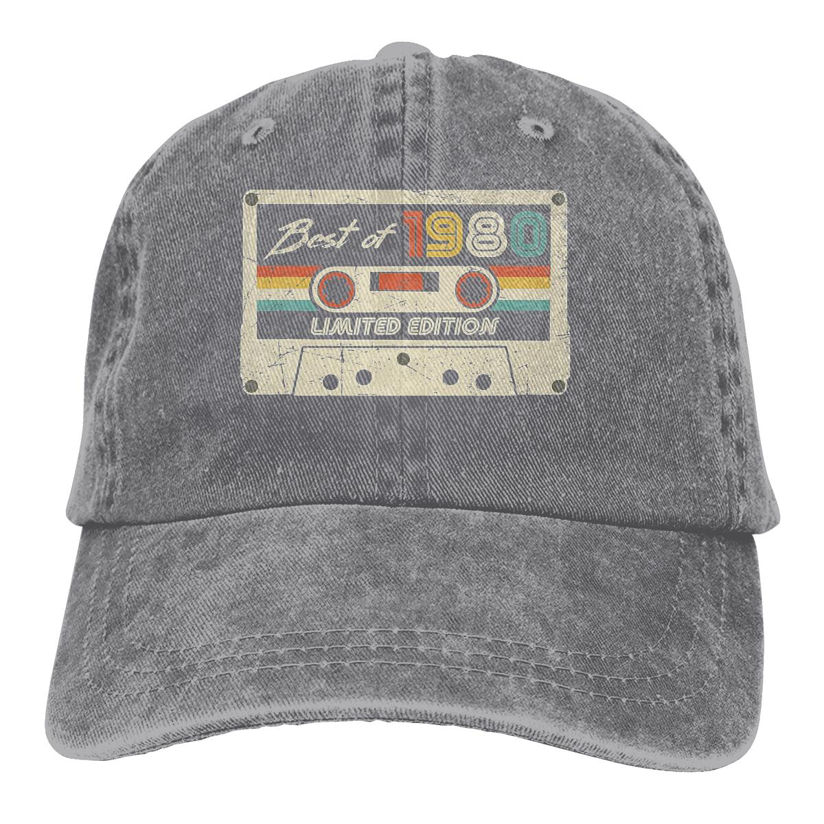 

Adjustable Solid Color Baseball Cap Best Of Vintage th Birthday Washed Cotton Years Old Born in Sports Women Hat One Size