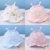 Baby Summer Sun Hat With Large Brim And Breathable Cotton For Toddler Girls And Boys