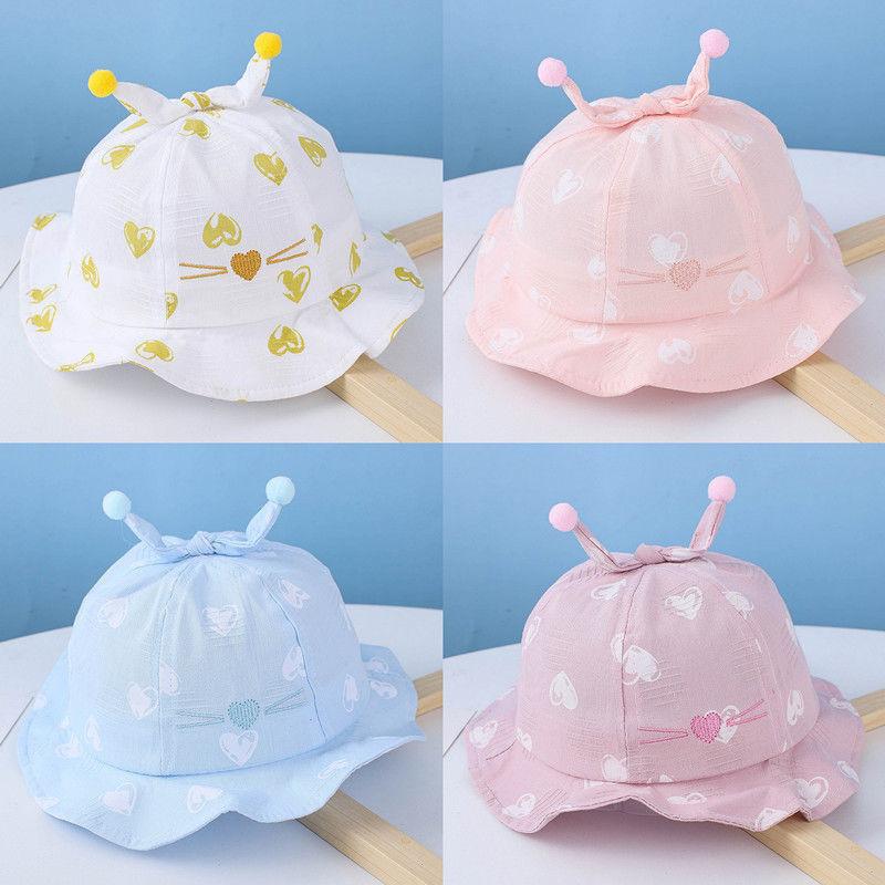 Baby Summer Sun Hat With Large Brim And Breathable Cotton For Toddler Girls And Boys