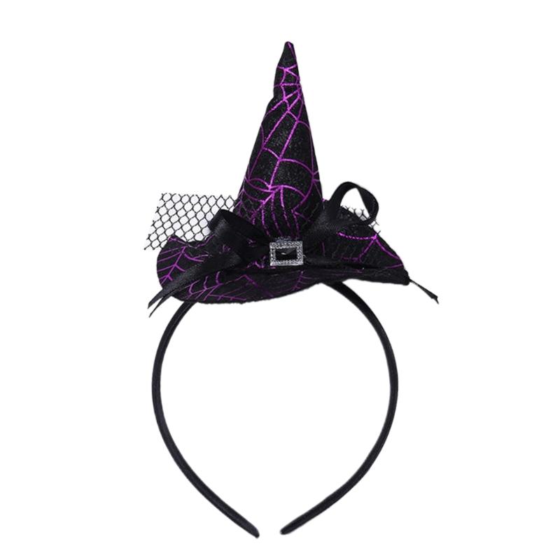 

Halloween Cosplay Costume Hairband Witch Hat Headband Carnivals Party Headdress