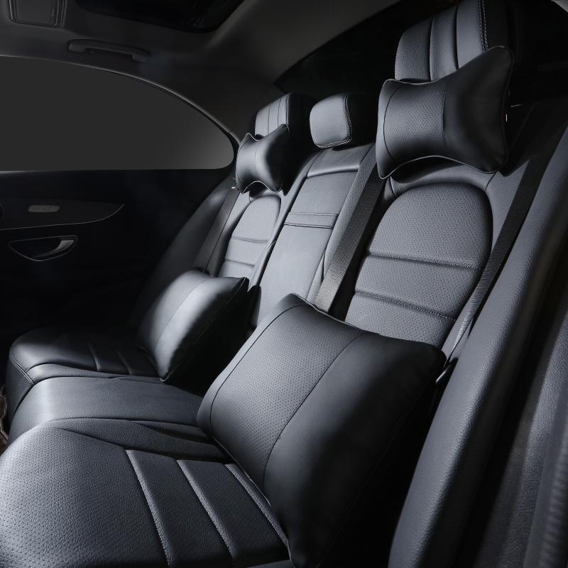 Honda Accord CR-V Civic Car Headrest & Lumbar Support Pillow Set