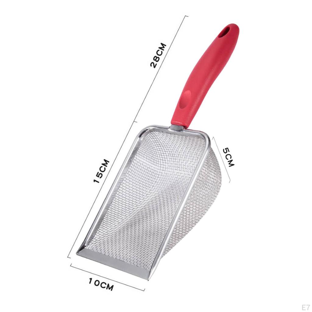 Łopatka do kuwety dla kota, głęboki podnośnik do odchodów dla psów, drążona szufelka dla kota, narzędzie do czyszczenia piasku