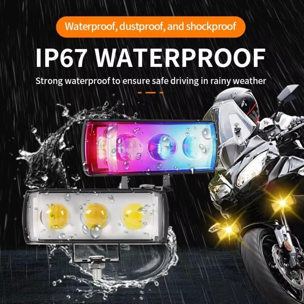 Mini LED Flasher 12-85V Spot Light New External Lights  Motorcycle