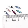 3D Nail Decoration KIt   Nail Rhinestone Colorful Marquise Flat Bottom Nail Rhinestone Stud Nail  Art