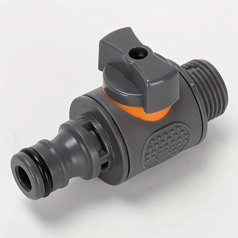 Water Tank Connector Six Points With Switch Valve Connector Garden Irrigation Pipe Connection Maintenance Coupling