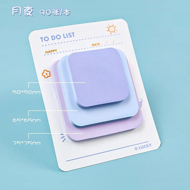 Sticky Note Colorful High Appearance Level Note Paper Student Message N Times Pastable Sticky Notes
