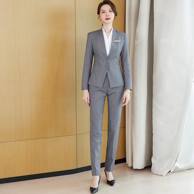 Women's New Chinese Style Professional 4-Piece Business Suit
