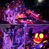 5M-20M LED Purple Orange String Light Outdoor Battery Powered Halloween Fairy Lights For Christmas Party Garden Halloween Decoration