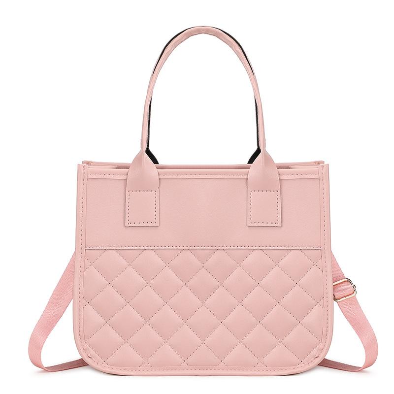 Fashion new solid color embroidered bag women's bag shoulder bag diamond cross-body handbag women's bag one piece