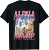 Alpha Male Cat Kitten Funny For Men Women T-Shirt