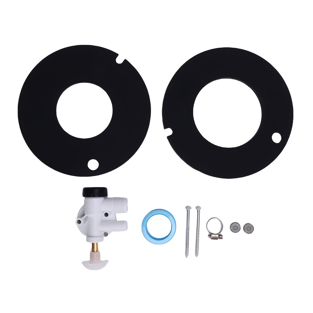 RV Water Valve Kit Toilet Water Valve Assembly 385314349 Toilets Flush Valve Replacement For Sealand Pedal Flush Toilets