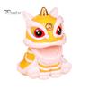 Solar Lion Car Dashboard Ornaments Chinese Style Lucky Lion Dance Model Solar Powered Home Decoration 2024 Year of The Dragon Gift for Drivers