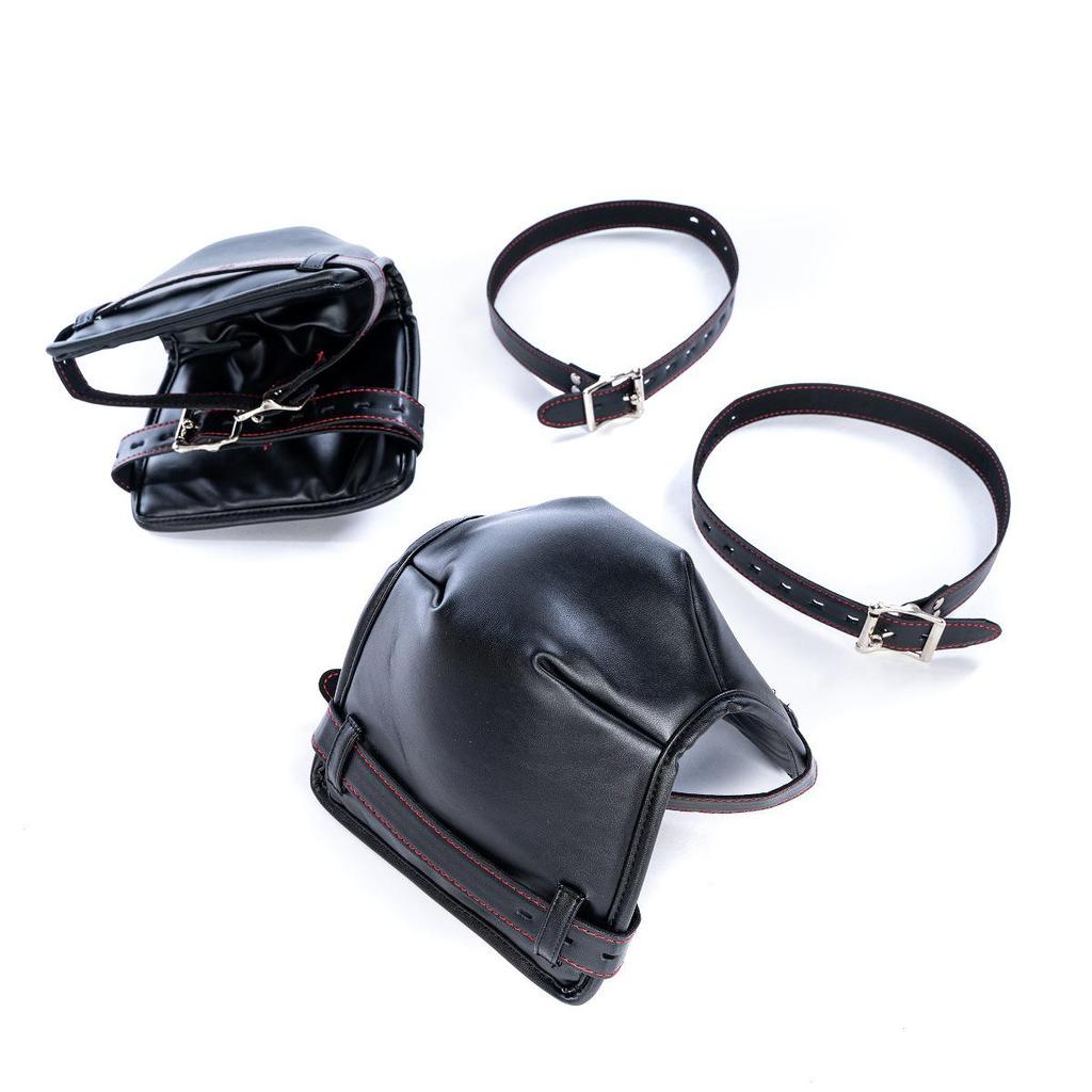 Five-Piece Kinky Pet Play Set: Crawling Suit, Kneeling Gloves, Dog Headgear, Knee Pads, Limb Restraints