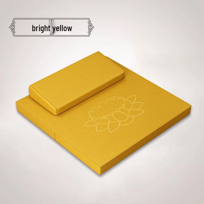Zazen Buddha Meditation Mat: Coconut Palm Kneeling Mat for Worship and Home Sitting Practice.