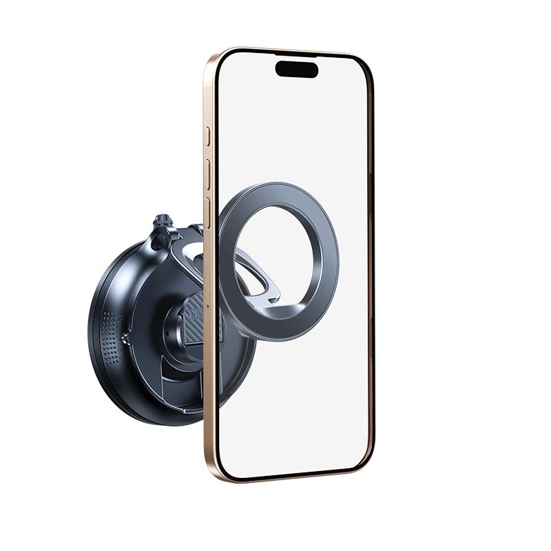 

Eary Upgraded Vacuum Magnetic Car Phone Holder Magsafe 360 Rotation Ultra Suction Cup Phone Stand Mount for Your Car Accessories