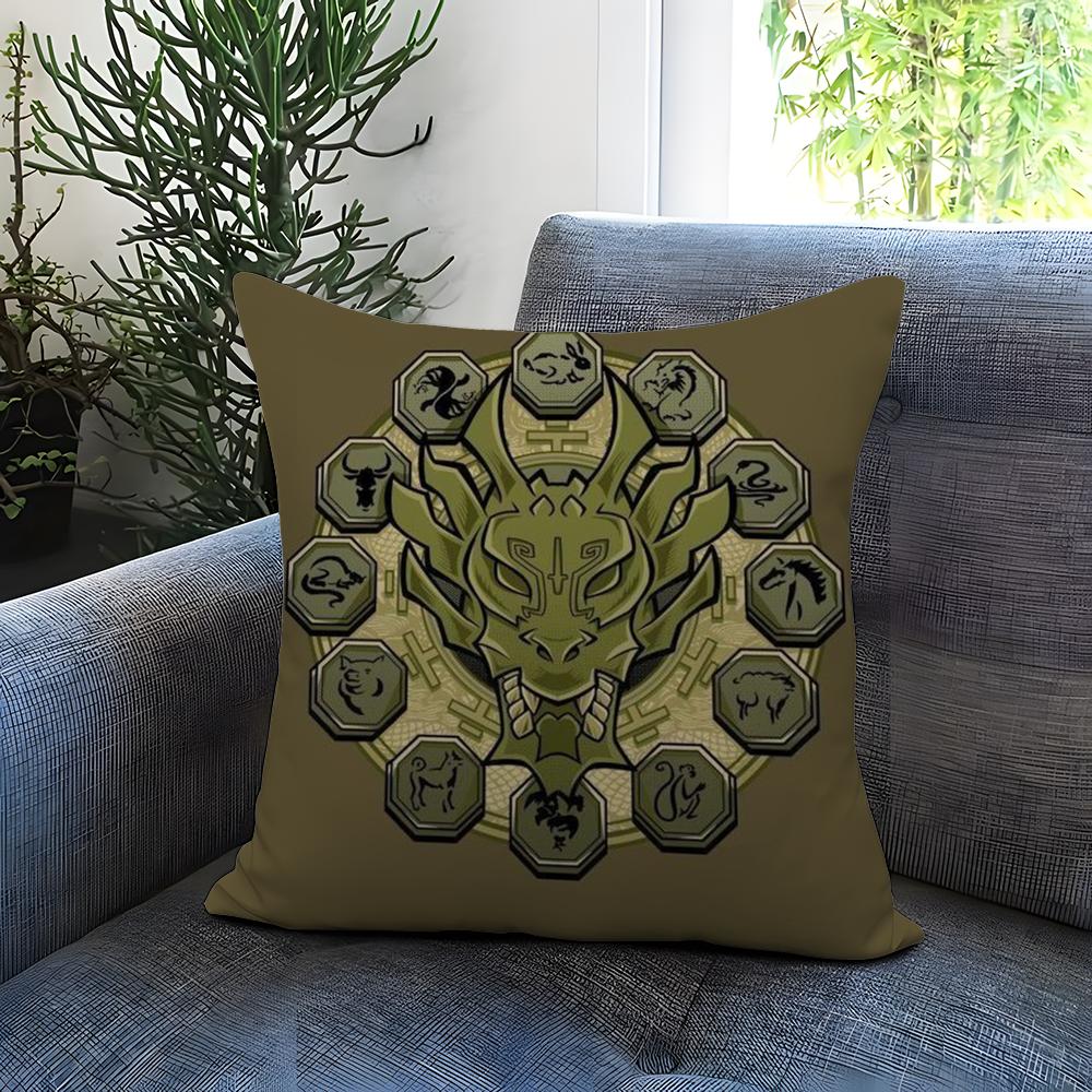 J-Jackie Chan A-Adventures Cushion Cover Comfortable Reversible Pillow Cover Ideal for Car Sofa Bedroom & Beyond