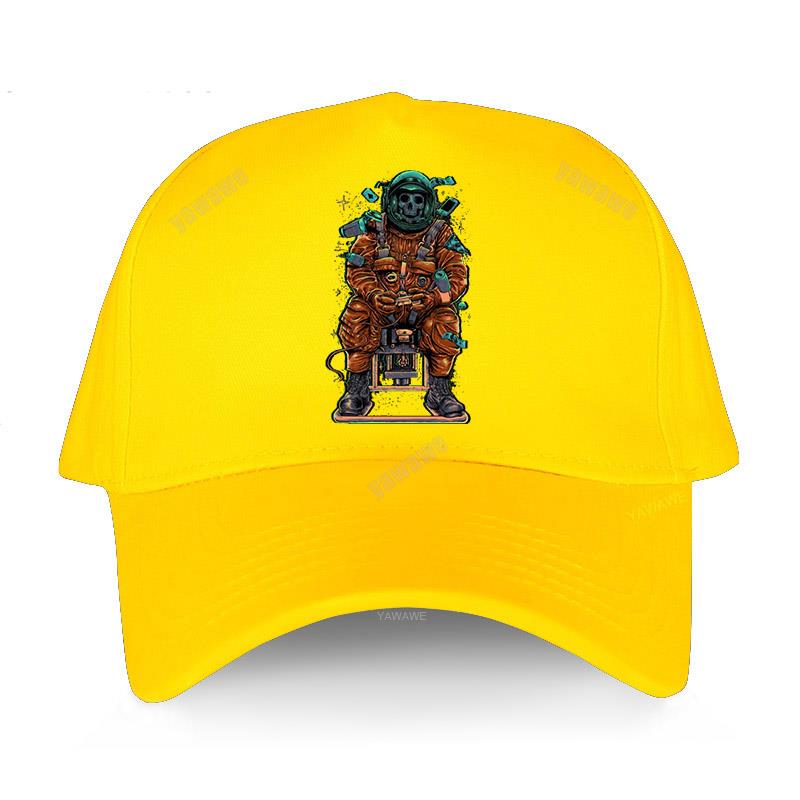 Nejnovější bavlněné letní baseballové čepice pro muže Snapback Alone In Space Robot Hip Hop Harajuku Čepice Dámská Dospělá yawawe Golfová čepice