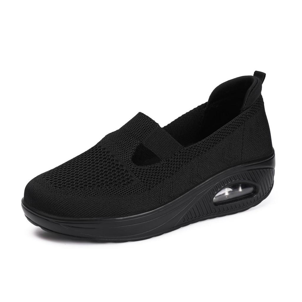 Women's Mesh Summer Rocking Shoes with Velcro and Breathable Air Cushion