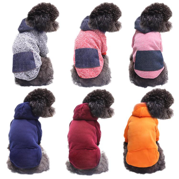 Pet Sporty Hoodie with Pocket for Dogs and Cats - Autumn/Winter Style