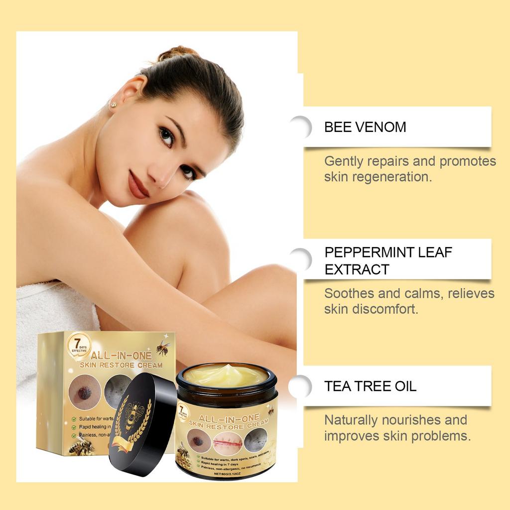 Hautpflegecreme verbessert den Hautzustand, beruhigt, spendet Feuchtigkeit, strafft und glättet die Haut.