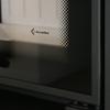 Steel fireplace KRATKI SIMPLE left 6 kW Ø 150