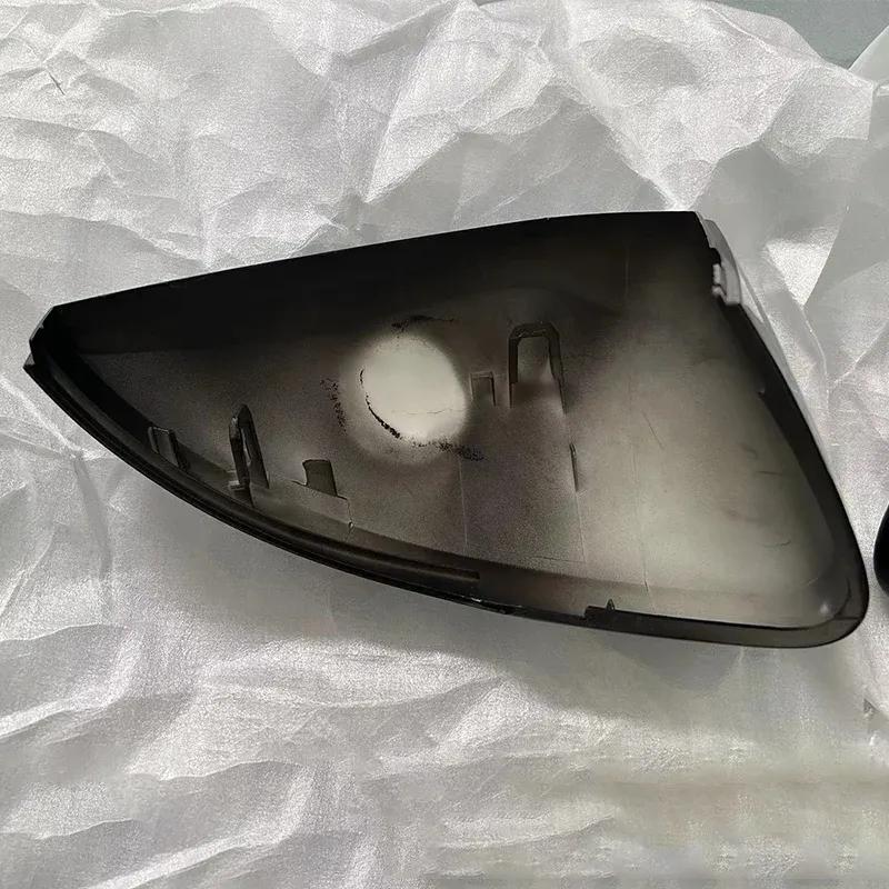 For Skoda Superb 2016-2018 Car Reversing Mirror Protective Shell Bright Black Replacement Buckle Type
