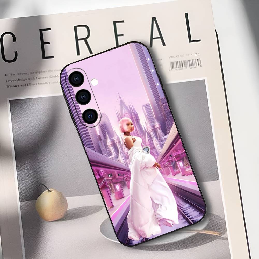 

Friday N-Nicki M-Minaj Phone Case For Samsung Galaxy A73,A72,A71,A70,A53,A52,A51,Soft Silicone Black Cover Samsung a71 5g