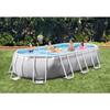 Kit Piscine hors sol tubulaire INTEX - Pris Frame - 503 x 274 x 122 cm - Ovale (Pompe, bâche, tapis de sol et échelle) - 26796NP