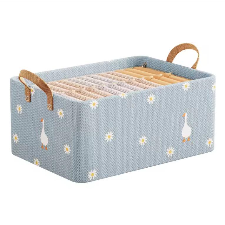 Fabric Wardrobe Storage Box for Clothes, Pants, and Home Organization