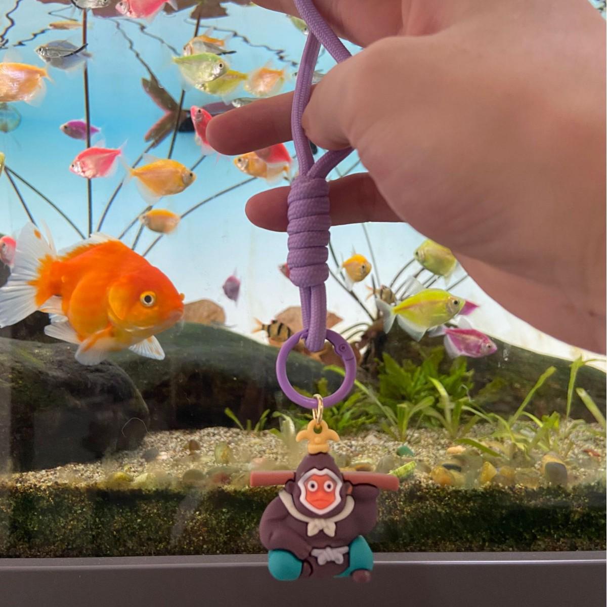 

Langlang Mountain Pig Demon Phone Lanyard & Keychain Charm