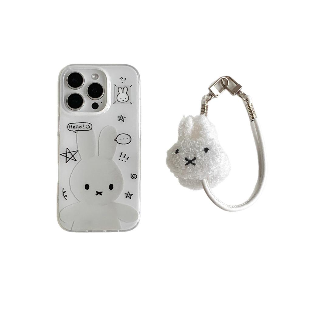 Silent Rabbit for Apple 17promax Mobile Phone Case 14 for IPhone13/16 Soft Glue 12/78pXR/xs