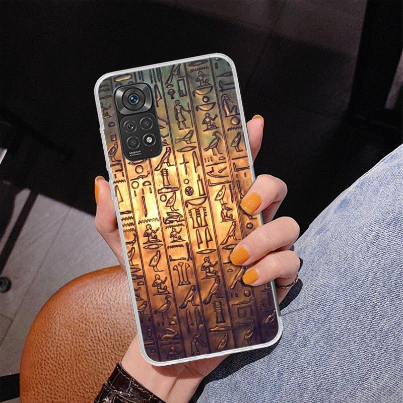 Egypt Nefertiti Anubis Ankh Pharaoh Phnoe Case for Phnoe Case for Xiaomi Redmi Note 15 14 14S 13 Pro Plus 12 12S 11S 11E 10S 10
