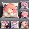 Fate Apocrypha Astolfo Anime Pillow Case Square DoubleSided Printing Sofa Cushion Cover Pillowcase Bedroom Bedside