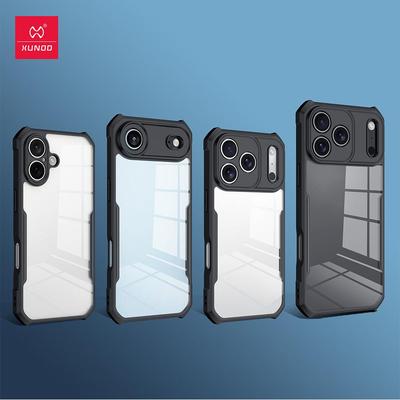XUNDD For iPhone 17 Pro Max Case For iPhone 17 Air Casing Transparent Back Cover Airbag Shockproof Bumper Protective Cases