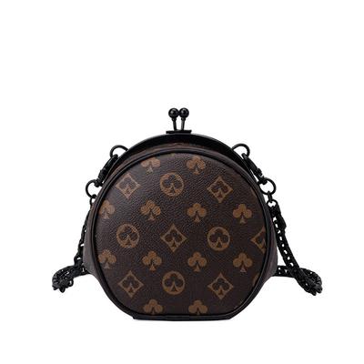 Mini Small Bag Women's New Fashionable Small Round Bag Women's Messenger Bag Trendy Versatile Shoulder Chain Small Bag