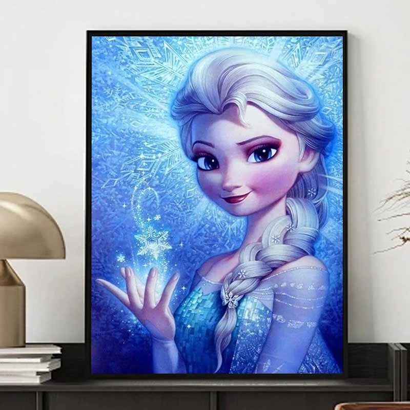 Disney Diamond Painting Frozen Elsa Magic Theme Art Painting Rhinestone 5D Mosaic DIY Cross Stitch Gift Home Decor