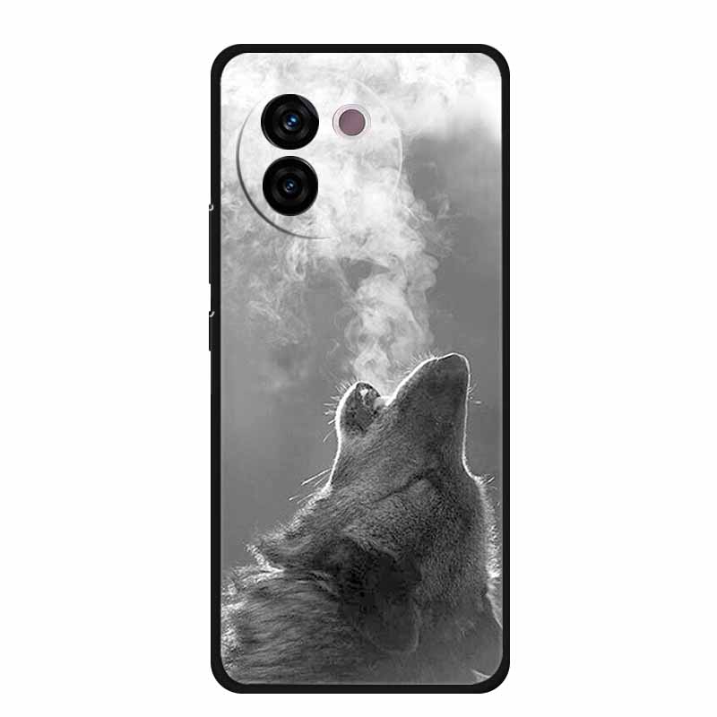 For Vivo V30e Case Popular Black Silicone Soft Back Cover Case For Vivo V30e Phone Case Cover V 30 e V 30e V30 e Coque Funda Bag