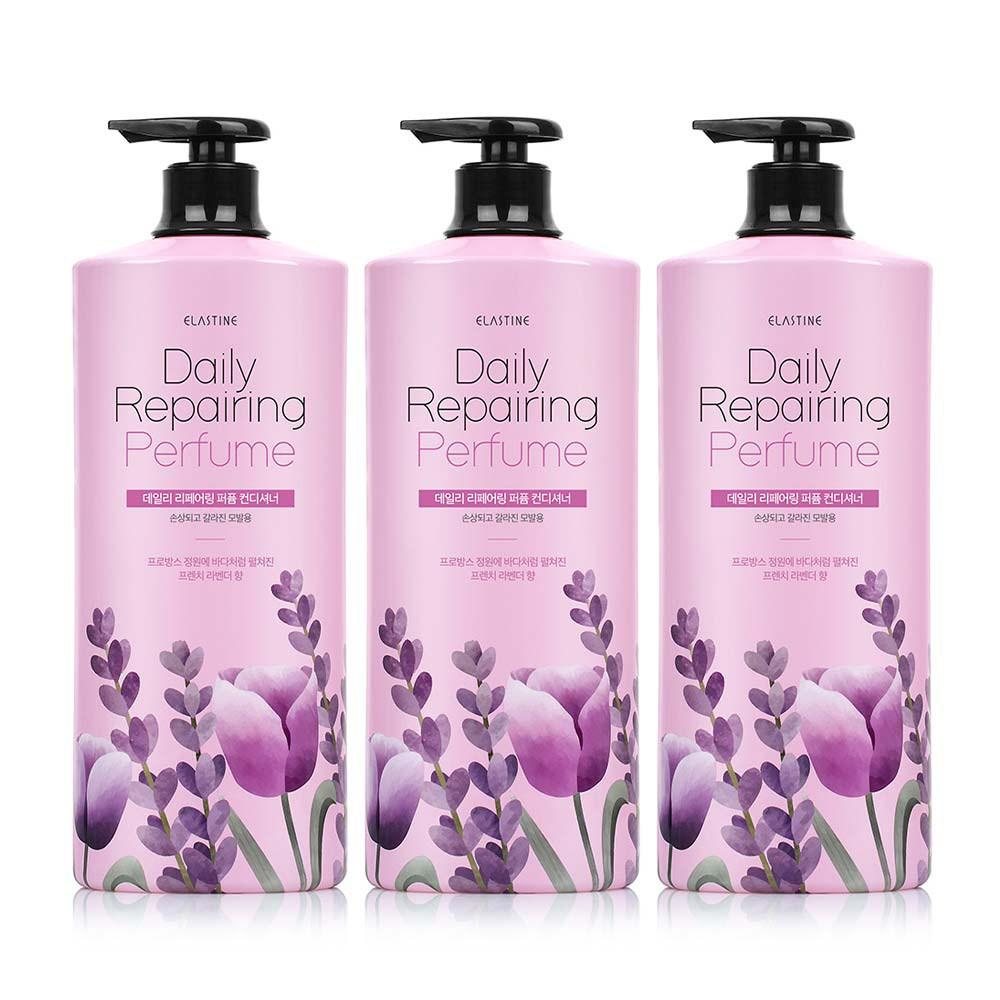 Elastin Daily Repairing Perfume Conditioner French Lavender Scent 1.1L 3 pcs