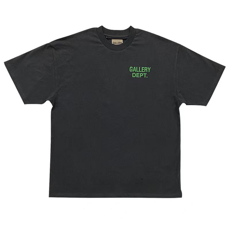 GALLERY DEPT Slogan Alfabetico LOGO Stampato Hip Hop Unisex Maglietta Casual a Maniche Corte Girocollo