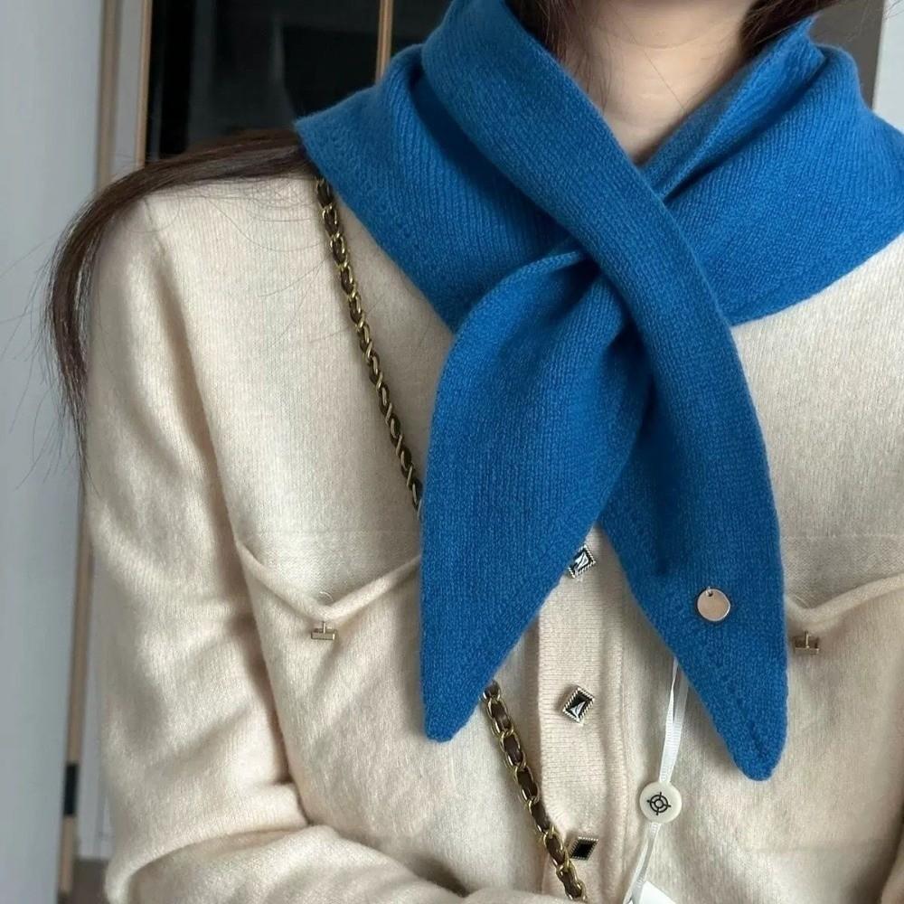 Soft Triangle Scarf Versatile Neck Kerchief New Wrap Shawl Autumn Winter