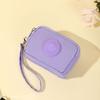 Universal Card Holder Coin Bags Three Layers Large Capacity Purse Zipper Waterproof Wallet Bank ID Credit Card Keys Earphone