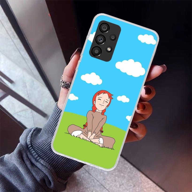 A-Anne Of Green Gables Shirley Phone Case For Samsung Galaxy A12 A52S A42 A32 A22 A51 A50 Note 20 Ultra 10 S10 Plus A71 A70 A31