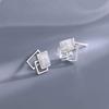 Earrings, Geometric Earrings, Women's Simple and Fashionable Temperament, Versatile Personality, Light Luxury, High-end Feeling Earrings
