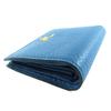 Makelloses PRADA Bifold Portemonnaie kobaltblaues Leder Damen 1MV204 Gebraucht