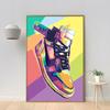 Popular Sports Shoes, Basketball Shoes, Street Graffiti Wall Art Posters, Fashionable Home Decoration, Oil Painting, Mural Printing